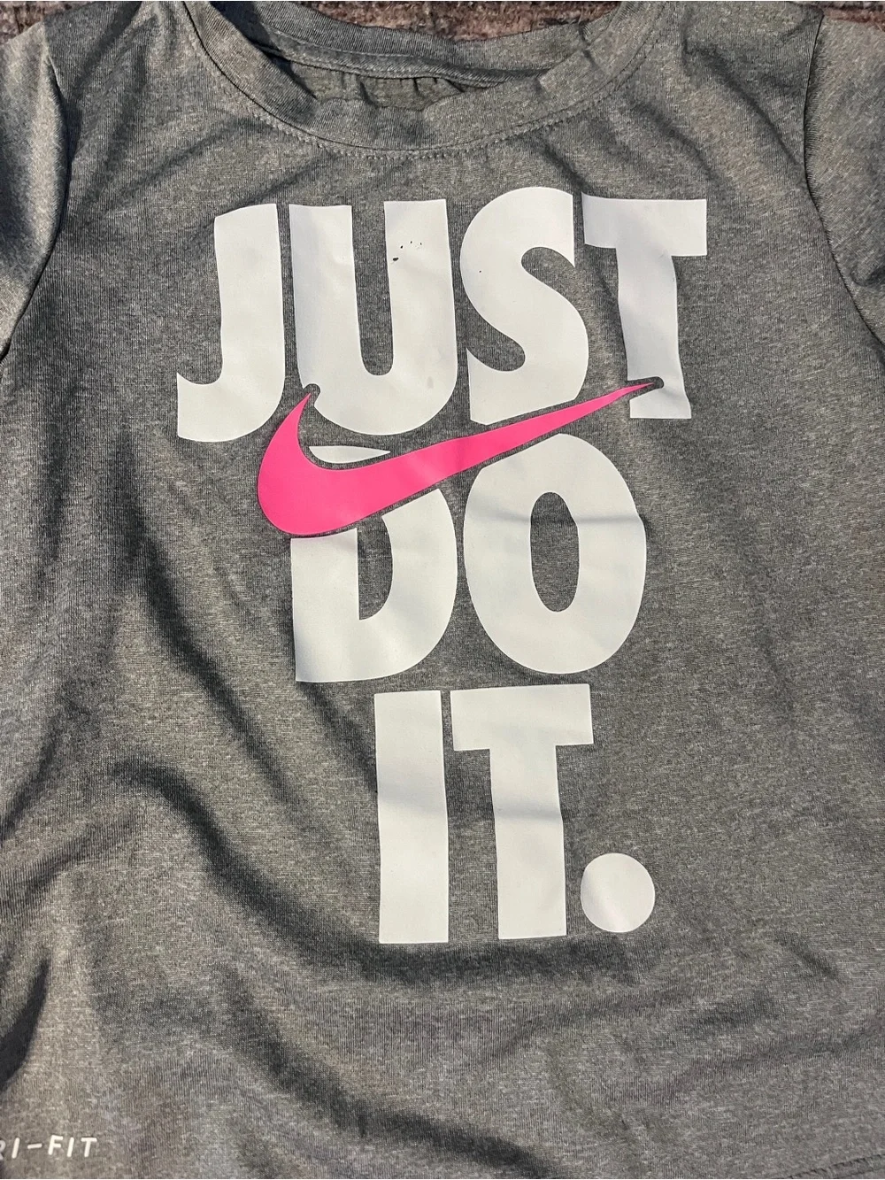 Nike Girls' Just Do It Tee & Pink Skort Set